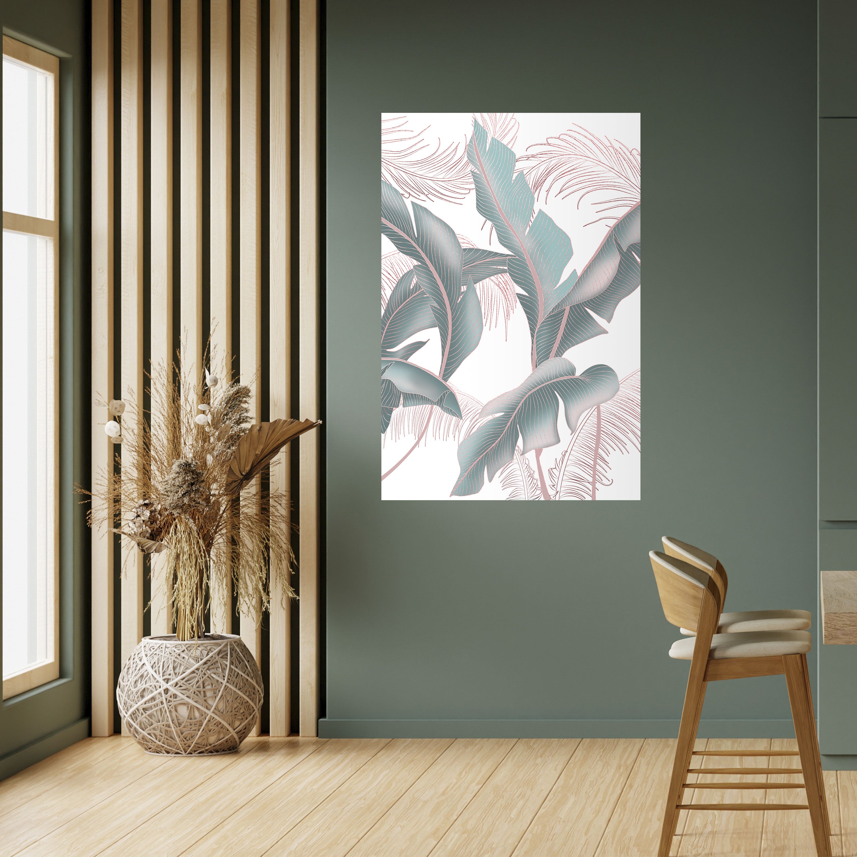 Póster vertical autoadhesivo "Delicate bliss"
