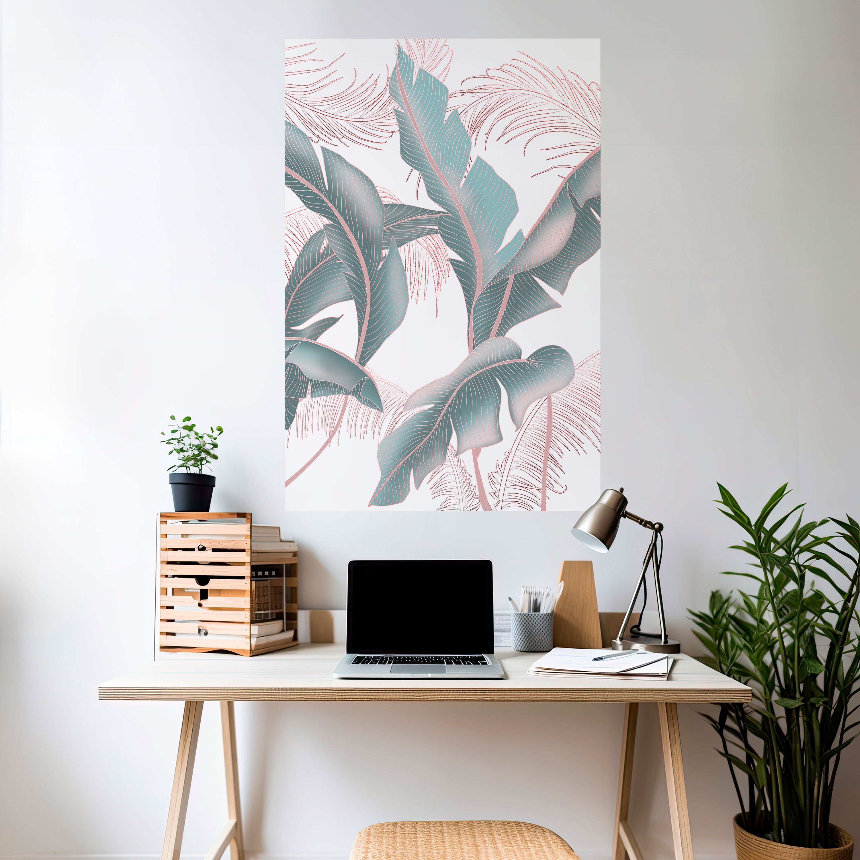 Póster vertical autoadhesivo "Delicate bliss"