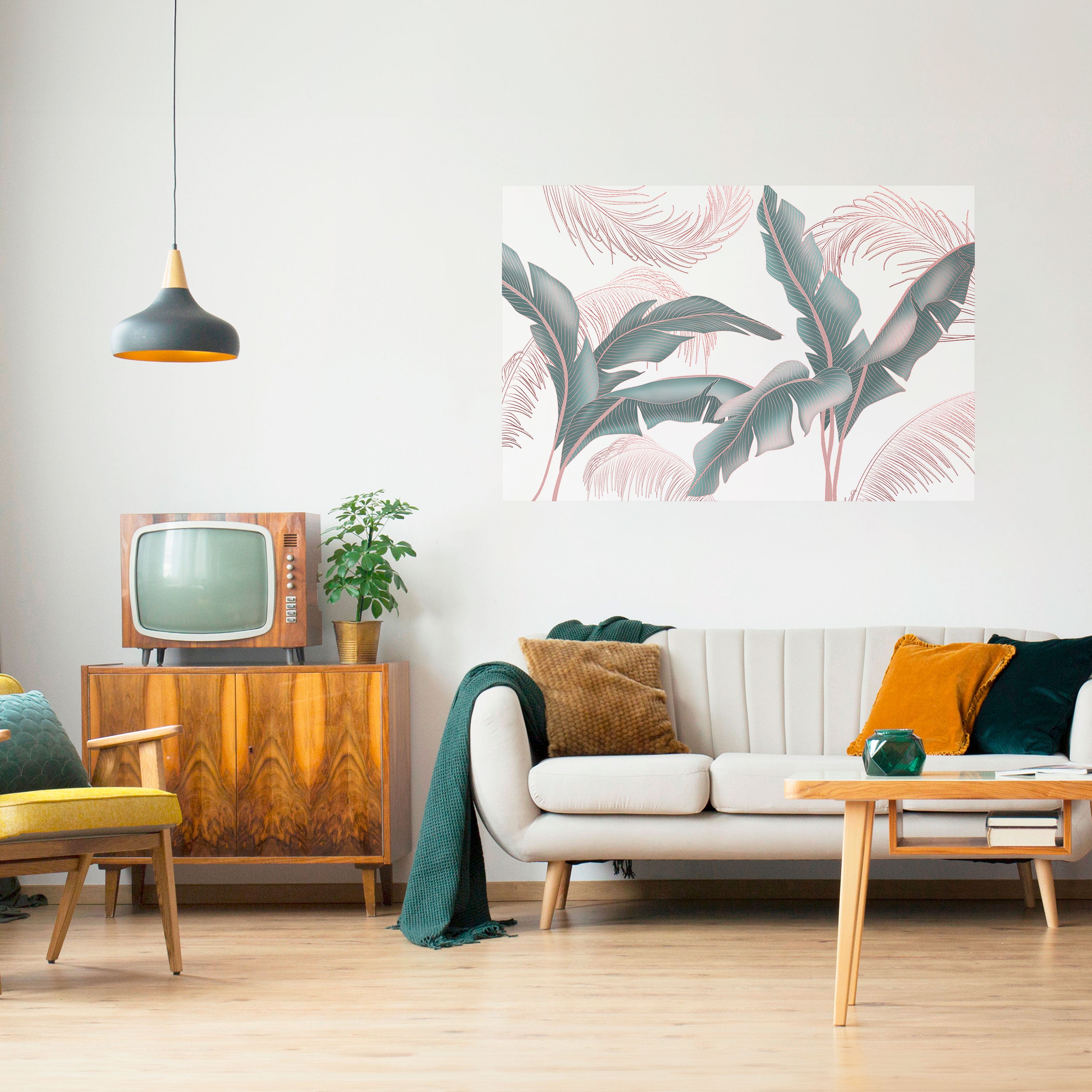 Póster horizontal autoadhesivo "Delicate bliss"