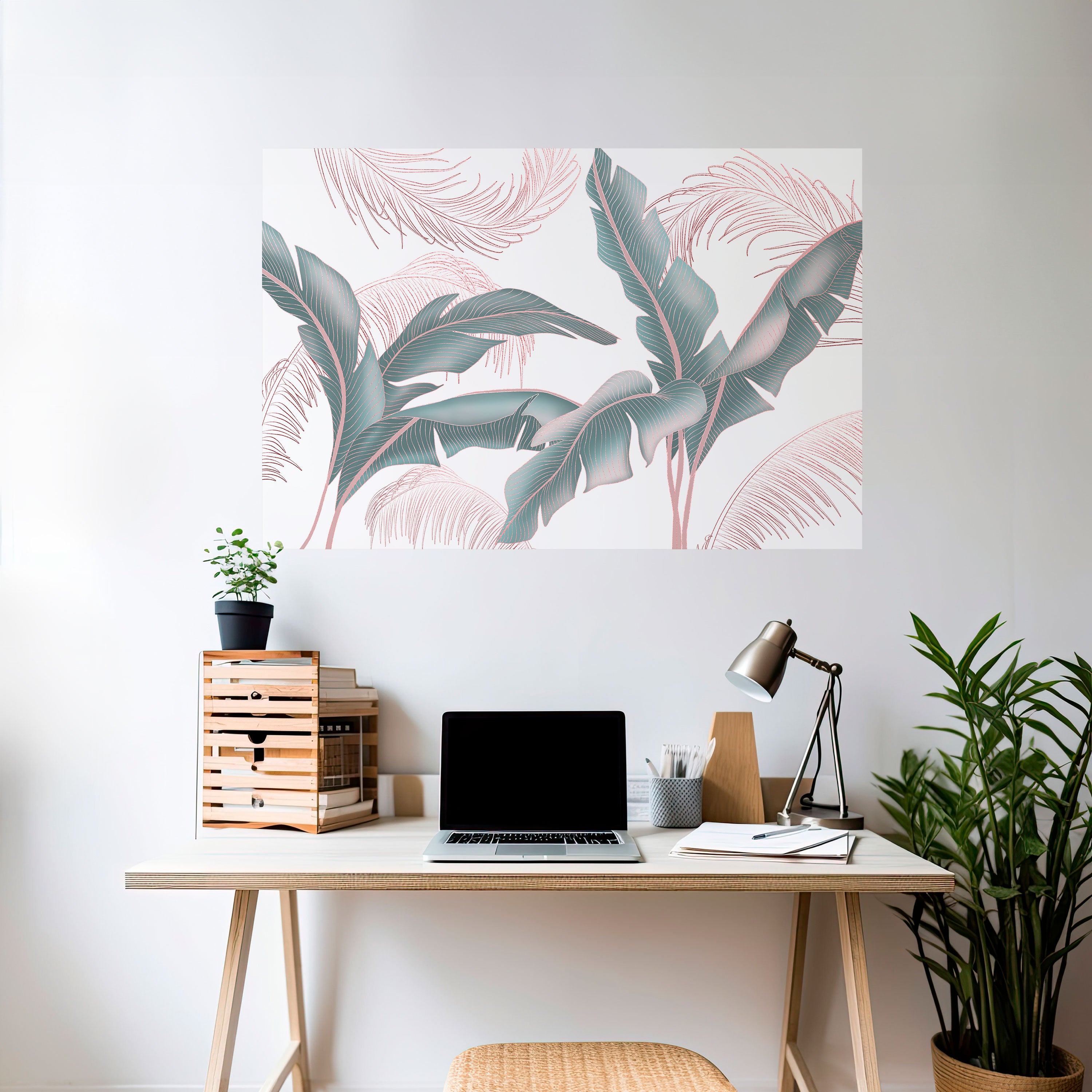 Póster horizontal autoadhesivo "Delicate bliss"