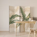 GENTLE HARMONY Decorative 4-Panel Room Divider