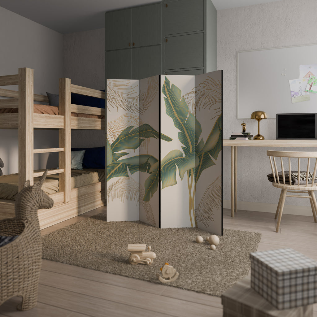 Biombo decorativo de 4 paneles GENTLE HARMONY