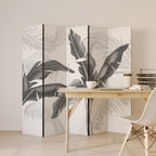 CALM ALLURE Biombo Decorativo de 5 Paneles