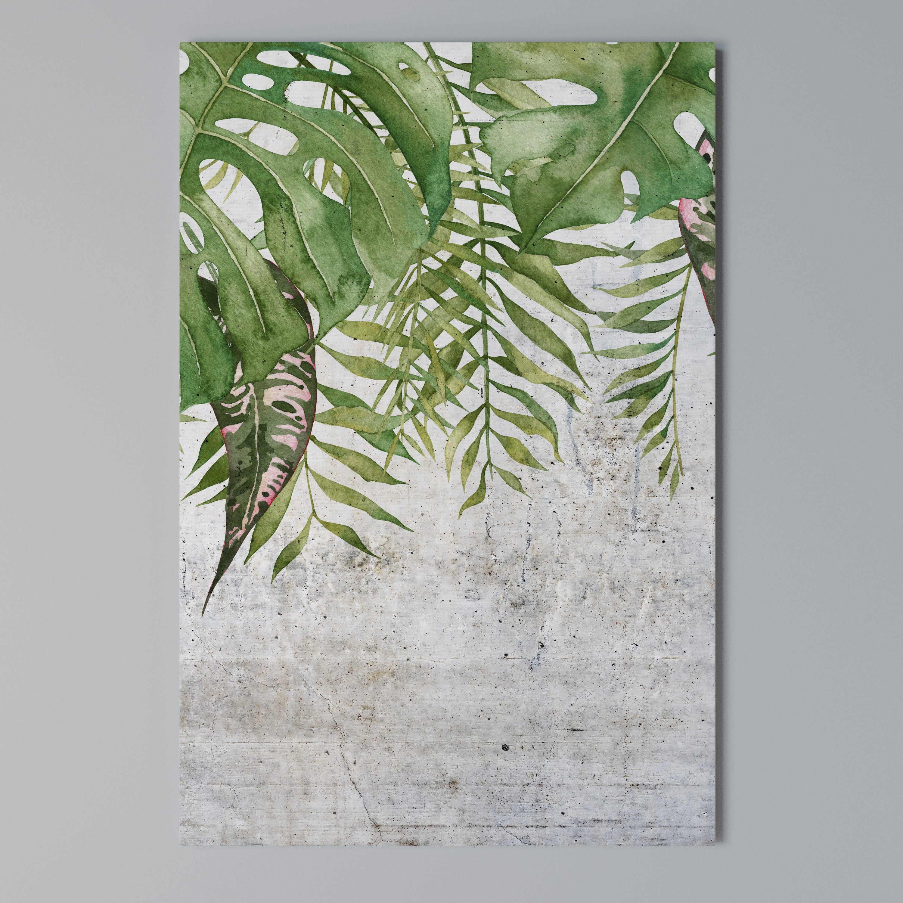 URBAN TROPICS Cuadro en lienzo vertical