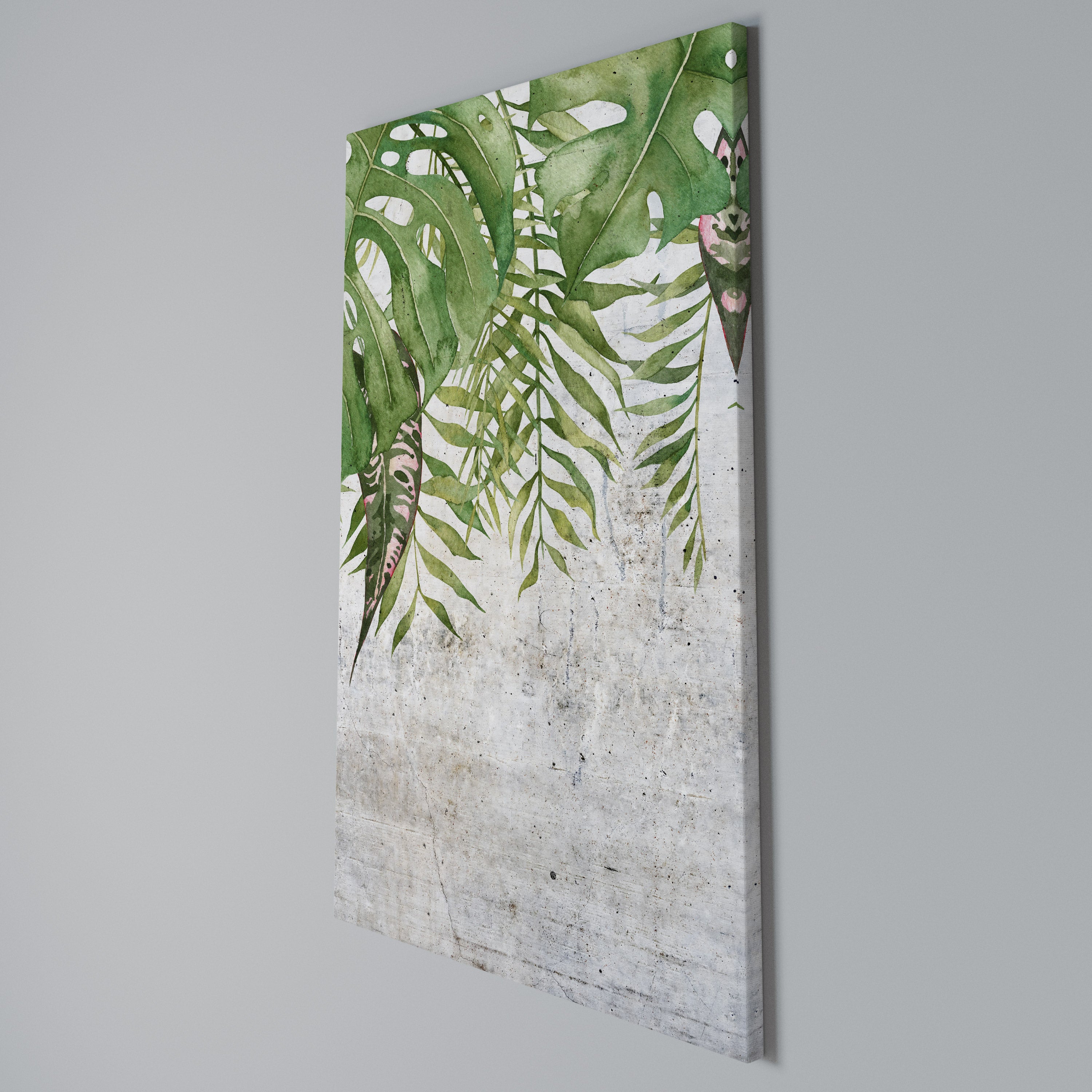 URBAN TROPICS Cuadro en lienzo vertical