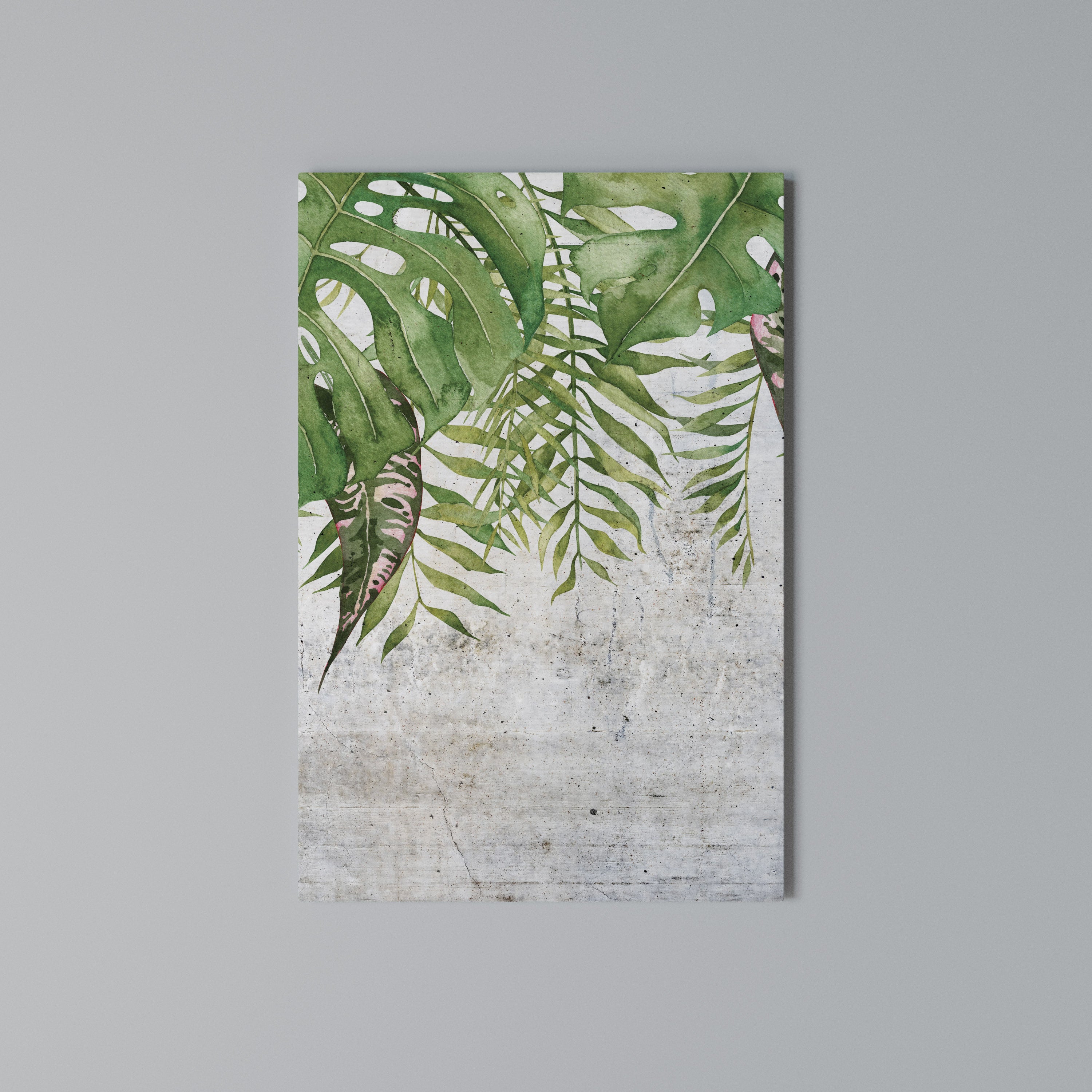 URBAN TROPICS Cuadro en lienzo vertical