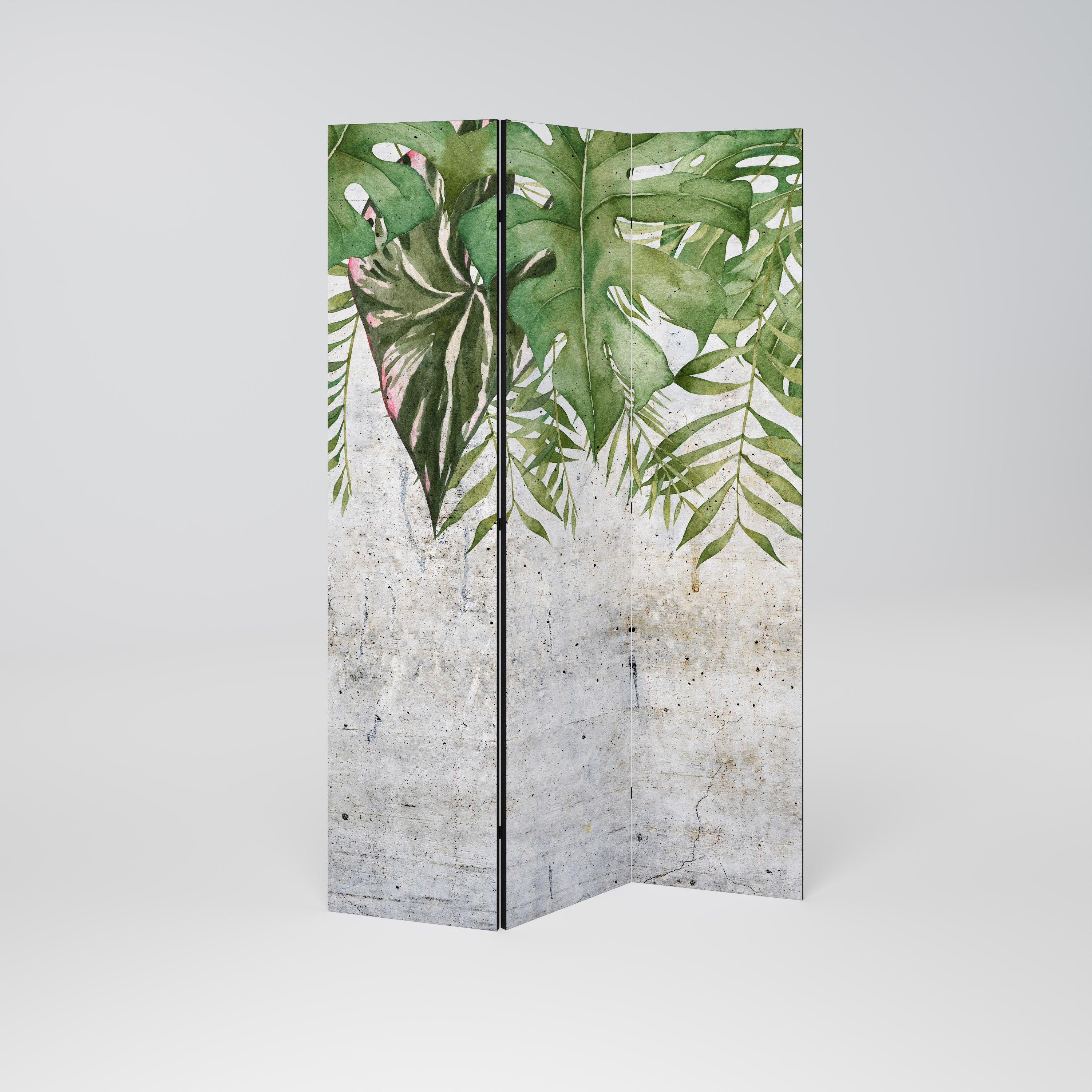 URBAN TROPICS Biombo de 3 paneles
