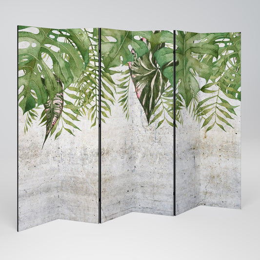 URBAN TROPICS Biombo de 6 paneles