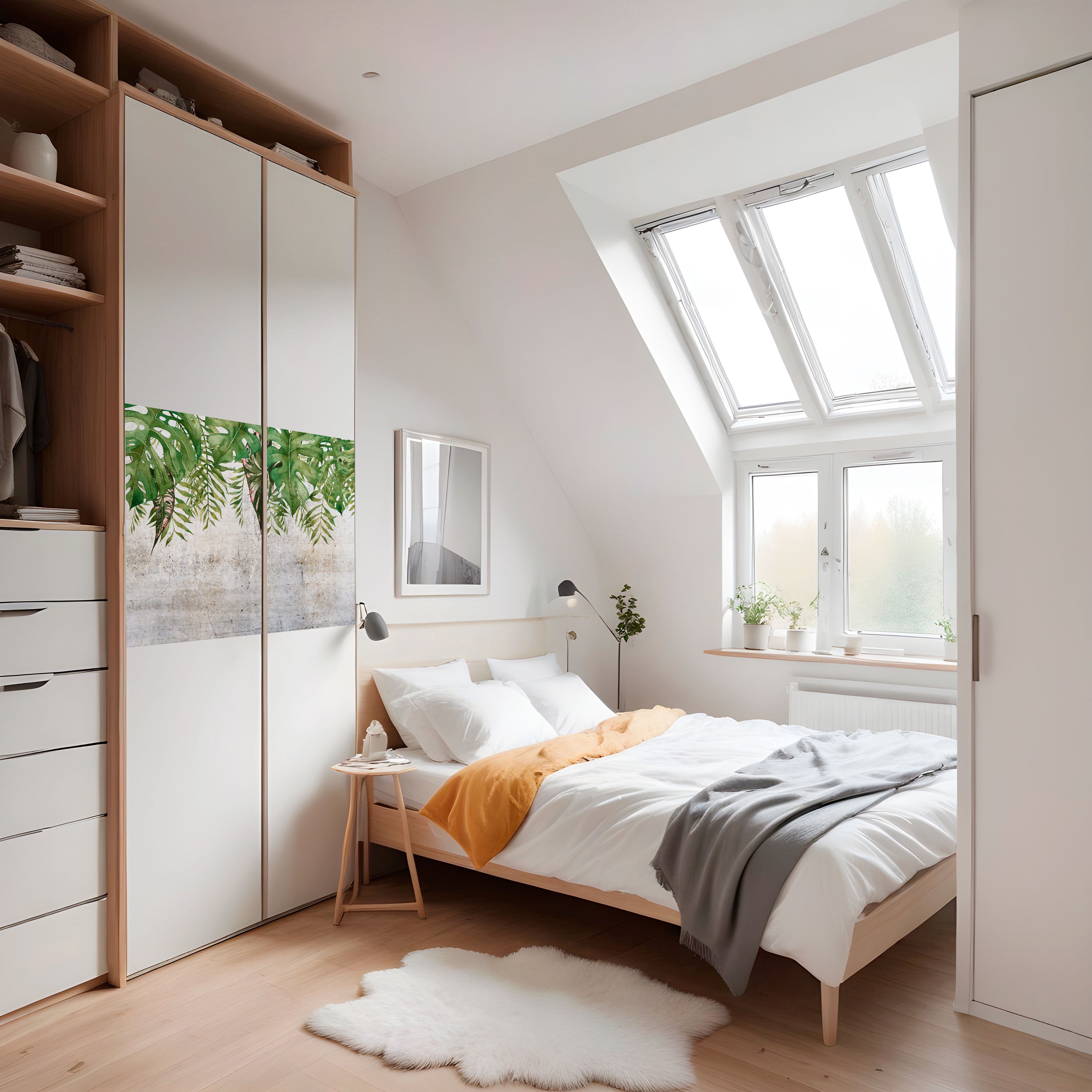 TRÓPICOS URBANOS Póster horizontal autoadhesivo