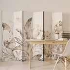 WILD TENDERNESS Decorative 6-Panel Room Divider