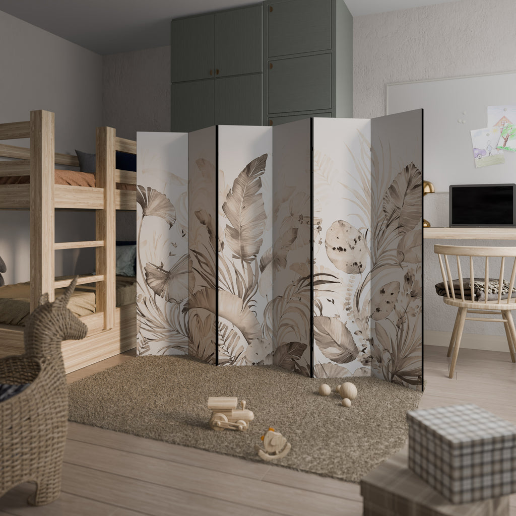 Biombo decorativo de 6 paneles WILD TENDERNESS