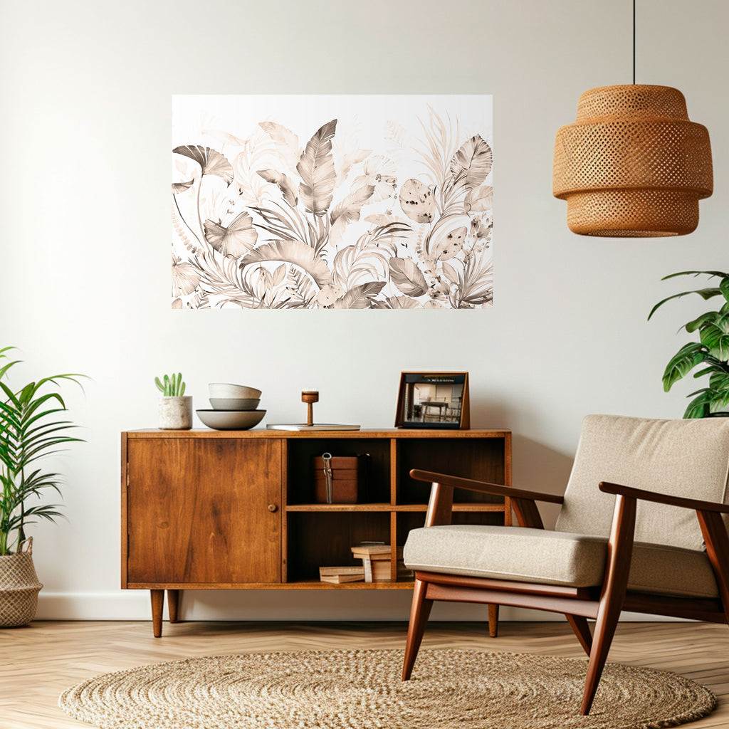 Póster horizontal autoadhesivo TERNURA SALVAJE