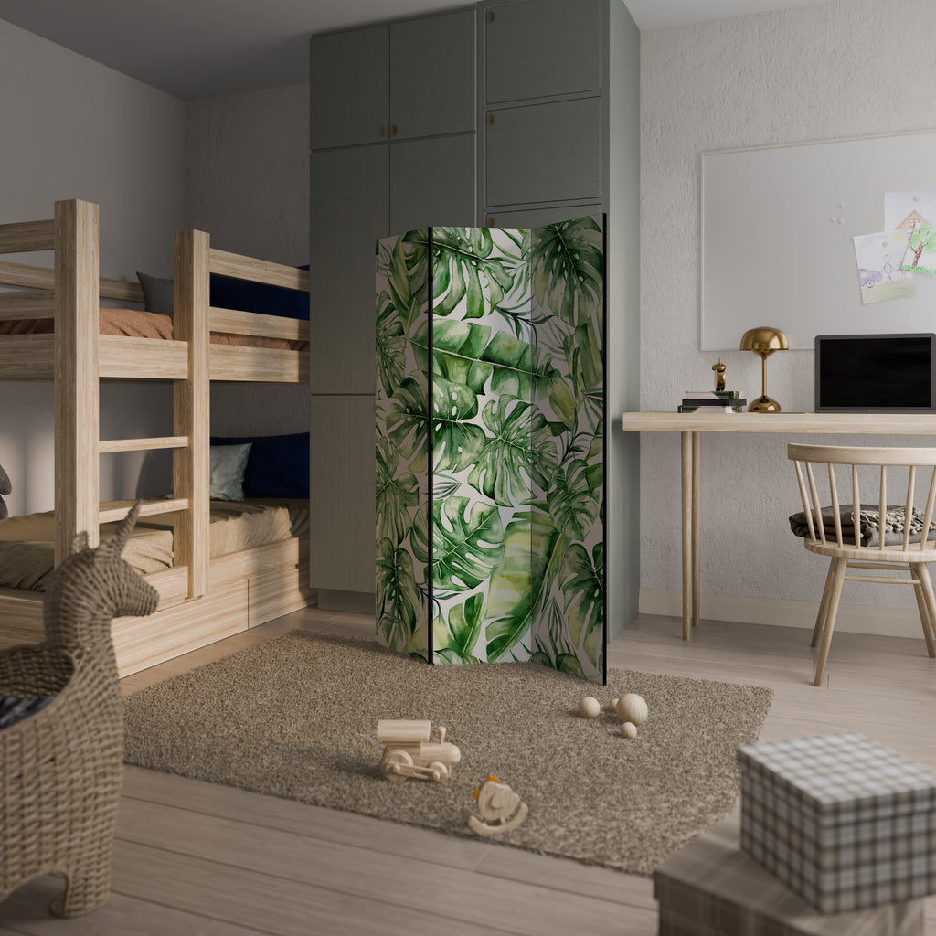 NATURE'S CANVAS Biombo de 3 paneles