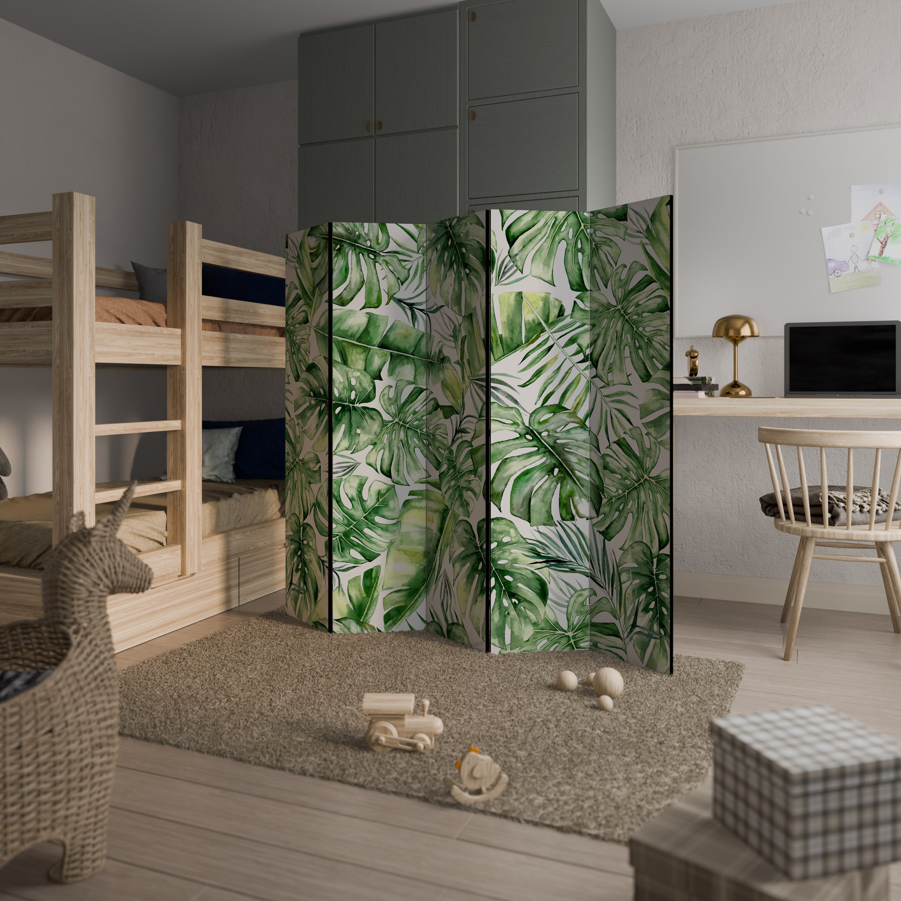 NATURE'S CANVAS 5-Panel Room Divider