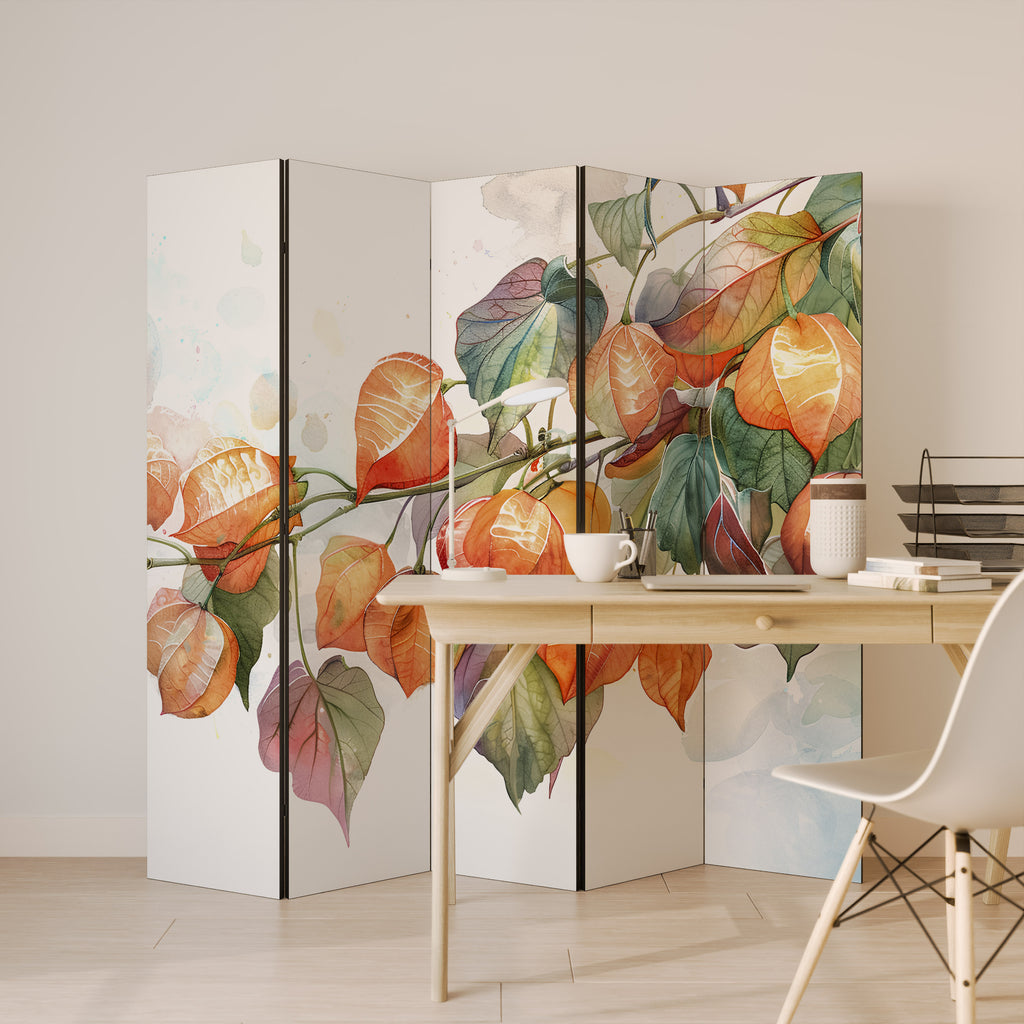 FLEETING DAYS Decorative 5-Panel Room Divider