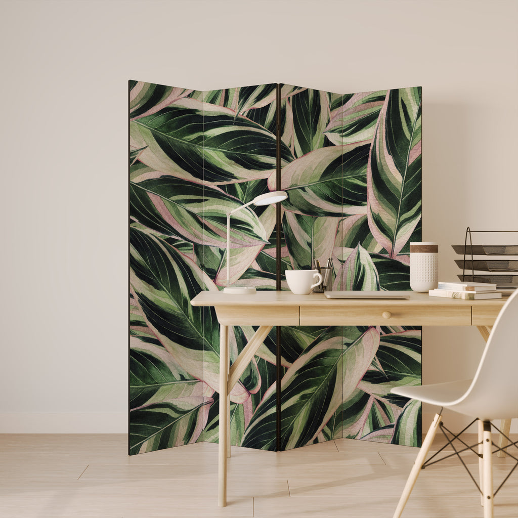 Biombo decorativo de 4 paneles EERIE STROMANTHE