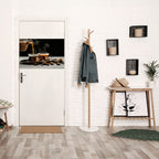 STEAMING SIPS OF SERENITY Peel and Stick Horizontal Poster