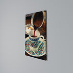 TRADITION IN A CUP Cuadro en lienzo vertical