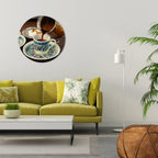 TRADITION IN A CUP Decoración de Pared Redonda