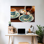 TRADITION IN A CUP Póster Horizontal Adhesivo