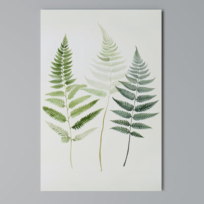 FERN MAJESTY Cuadro en lienzo vertical
