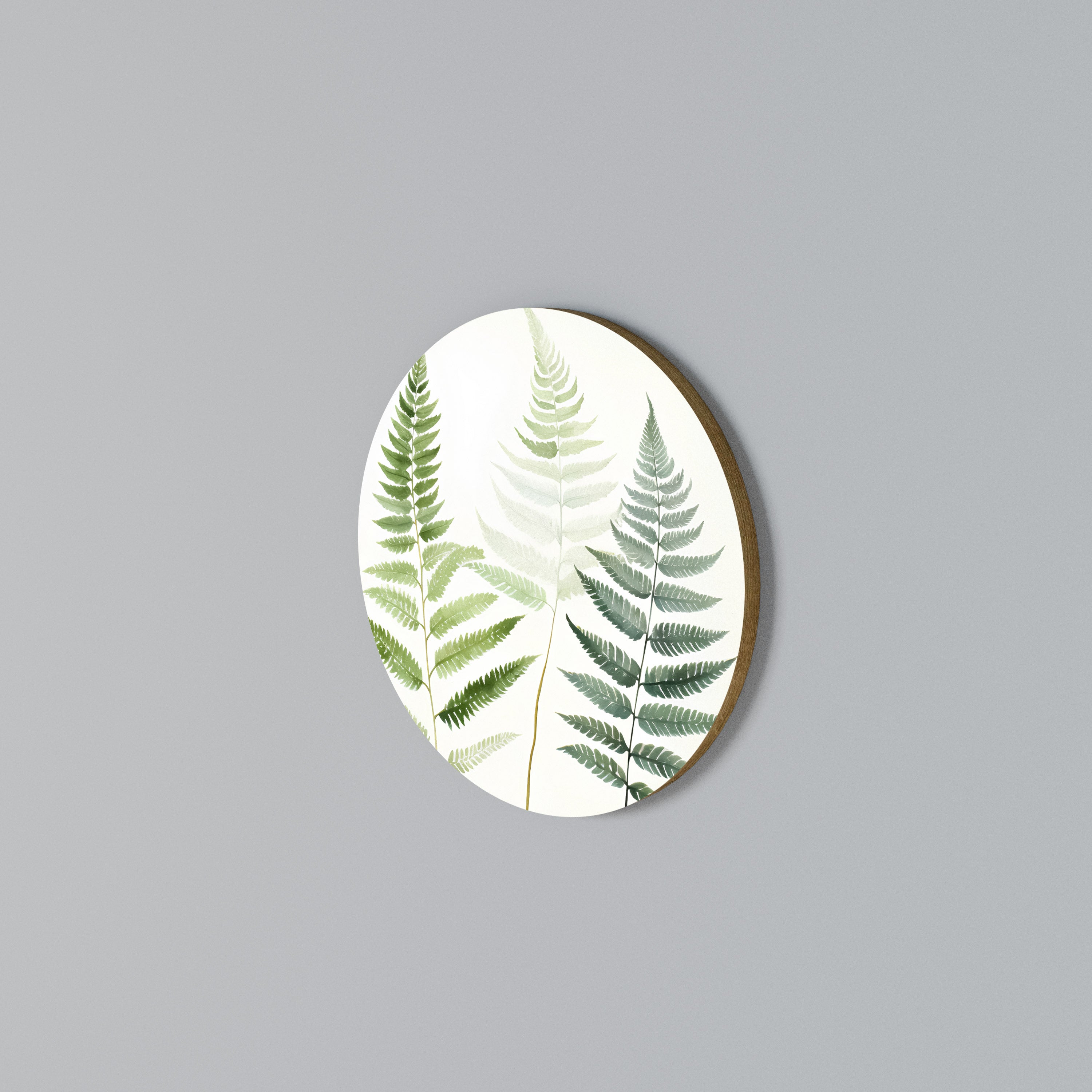 FERN MAJESTY Round Wall Art