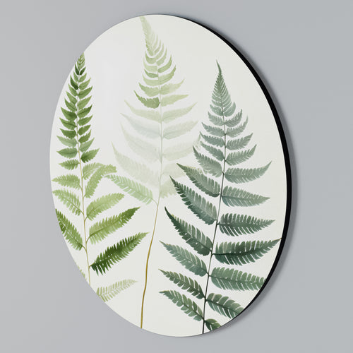 FERN MAJESTY Arte de pared redondo