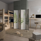 FERN MAJESTY Biombo Decorativo de 4 Paneles