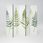 FERN MAJESTY Biombo Decorativo de 5 Paneles