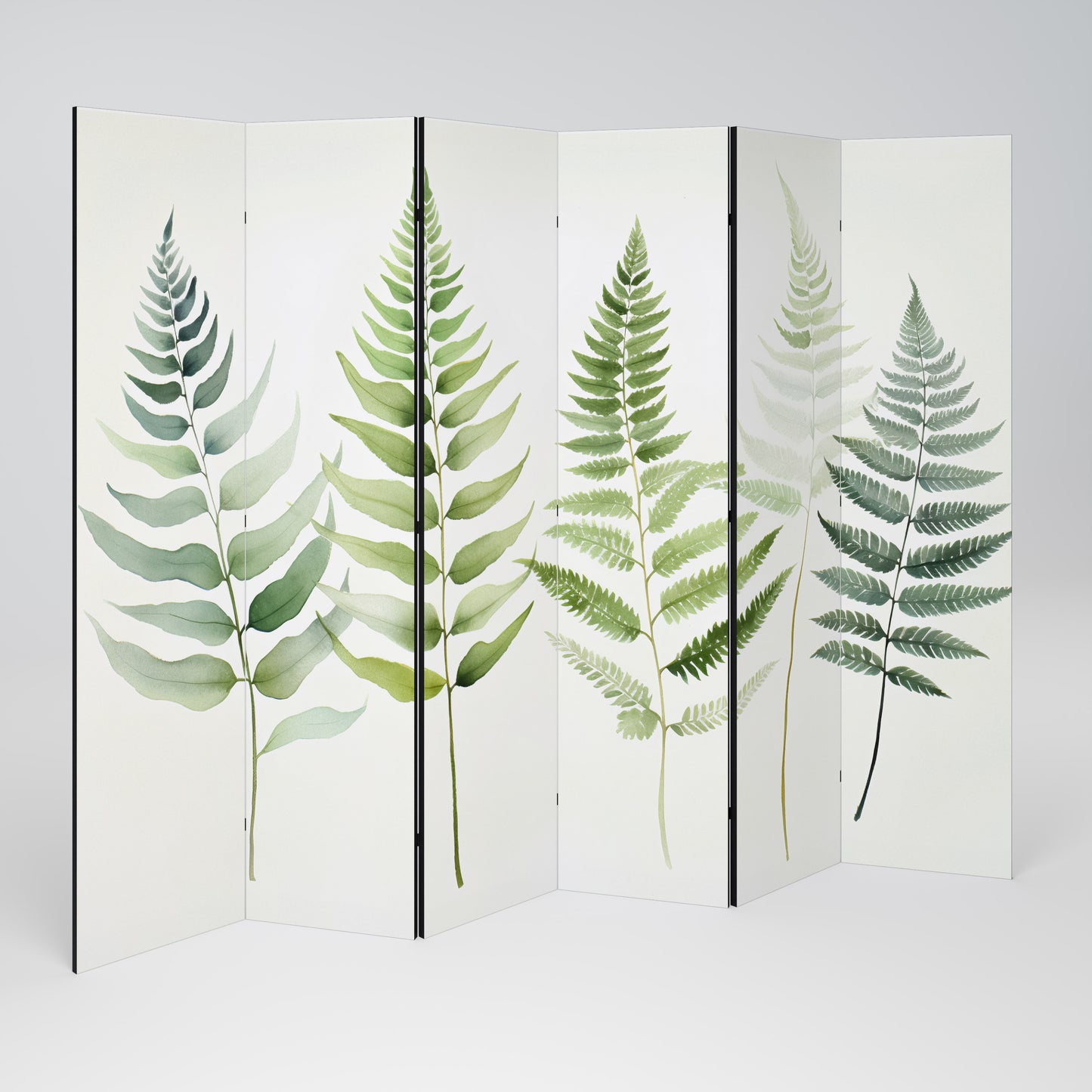 FERN MAJESTY Biombo de 6 paneles