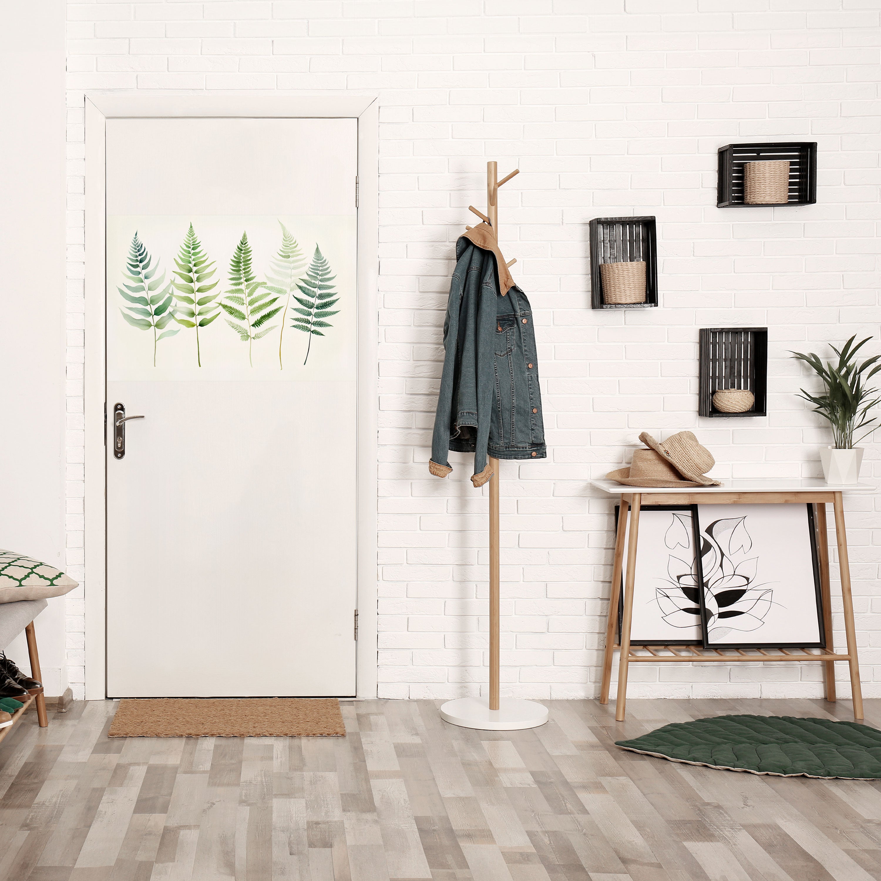 Póster horizontal autoadhesivo FERN MAJESTY