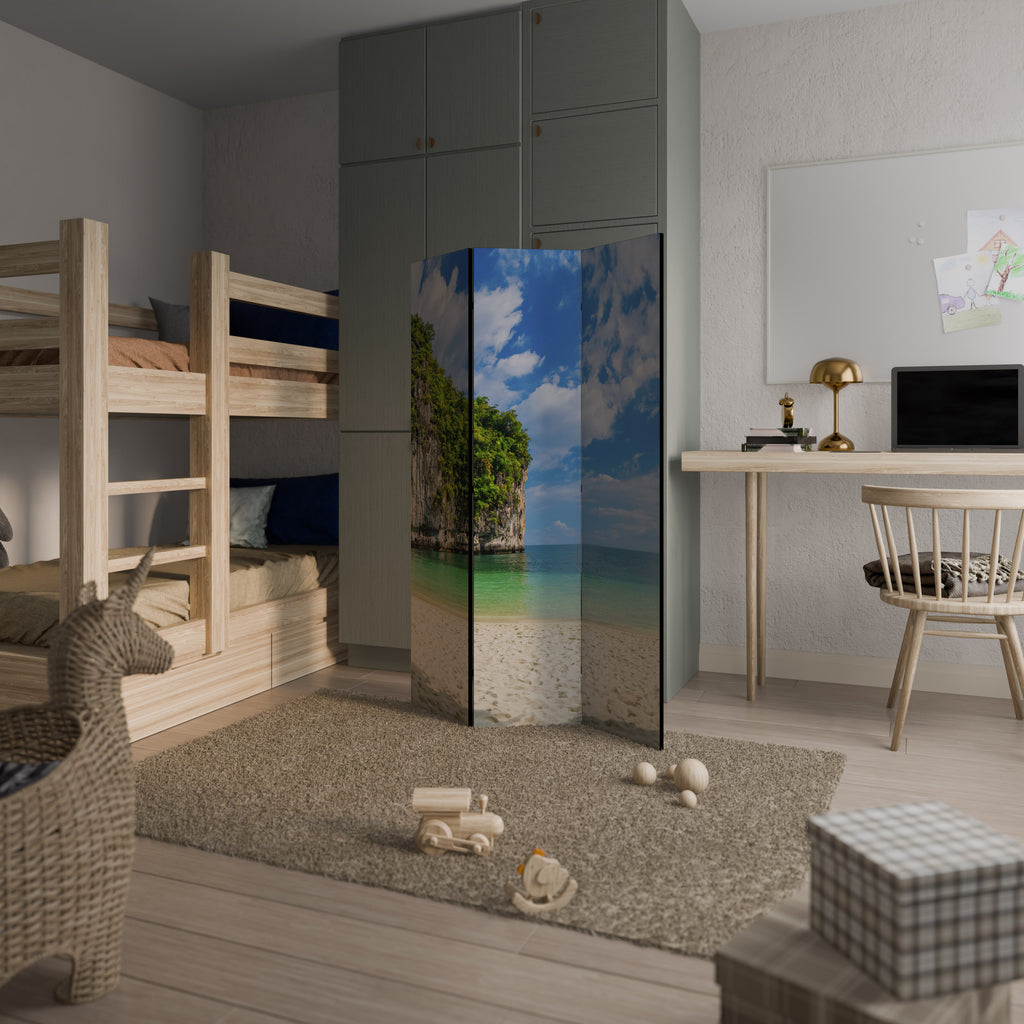 SUN-KISSED HAVEN Decorative 3-Panel Room Divider