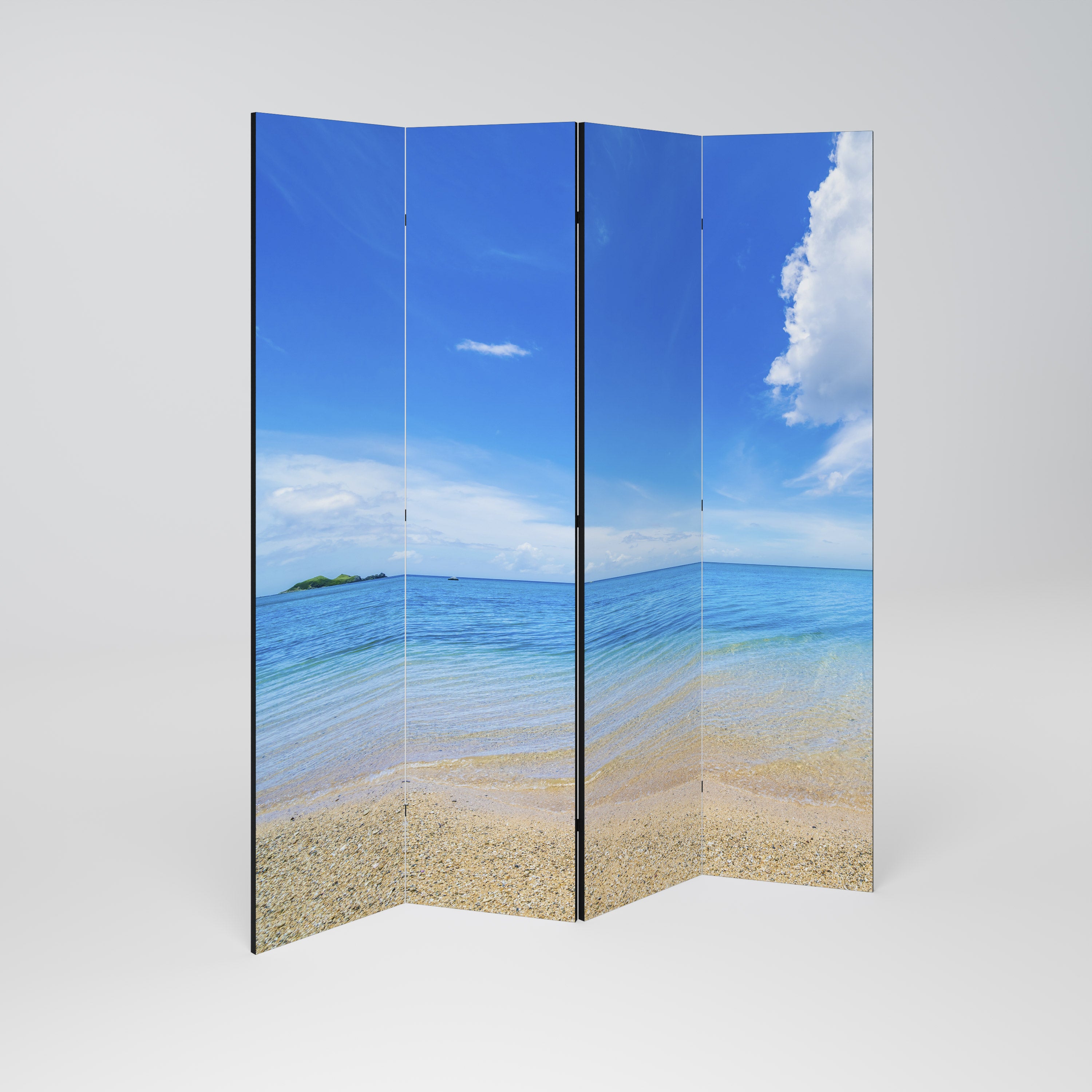 TIDES OF TIME 4-Panel Room Divider
