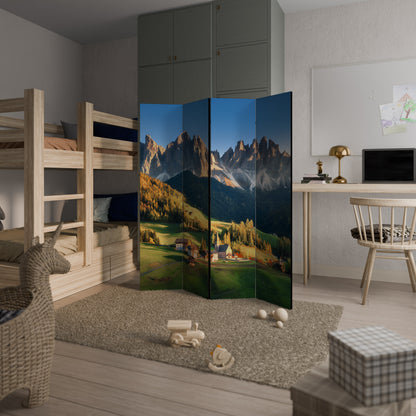 MOUNTAIN DREAMSCAPE Biombo de 4 paneles
