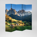MOUNTAIN DREAMSCAPE Biombo Decorativo de 5 Paneles