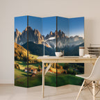MOUNTAIN DREAMSCAPE Biombo Decorativo de 5 Paneles