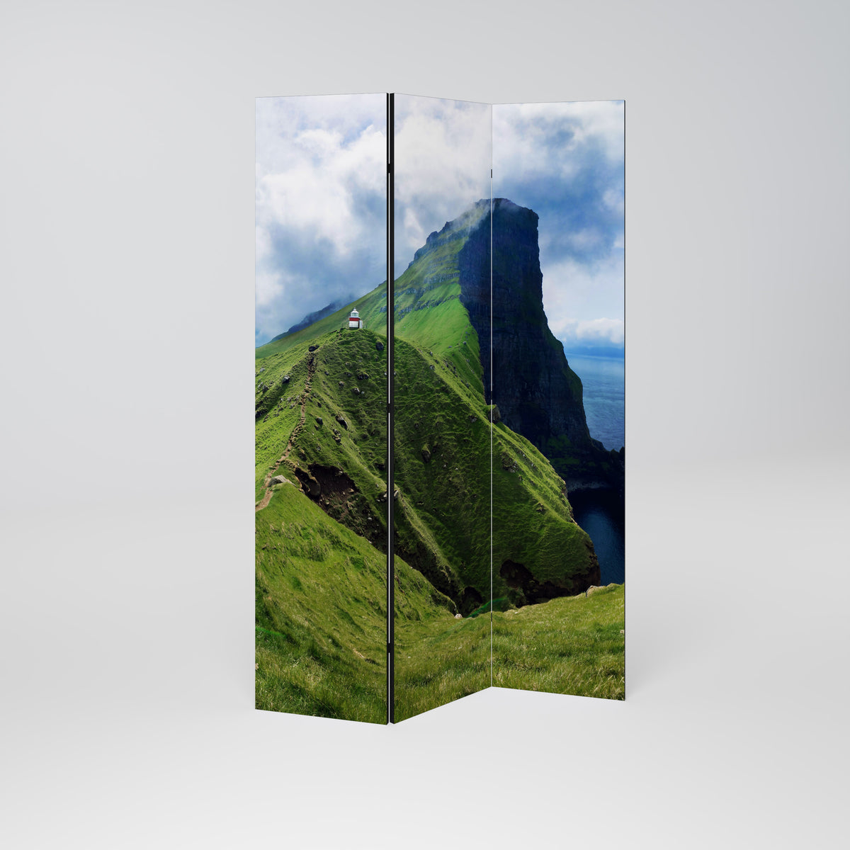 CLIFFS OF TRANQUILITY Biombo de 3 paneles