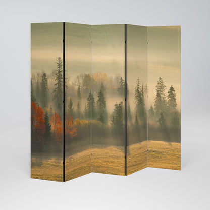 GILDING HOURS Biombo de 5 paneles