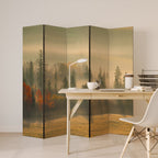 GILDING HOURS Biombo de 5 paneles