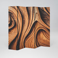 WOODEN WAVES UNFOLDED Biombo Decorativo de 5 Paneles