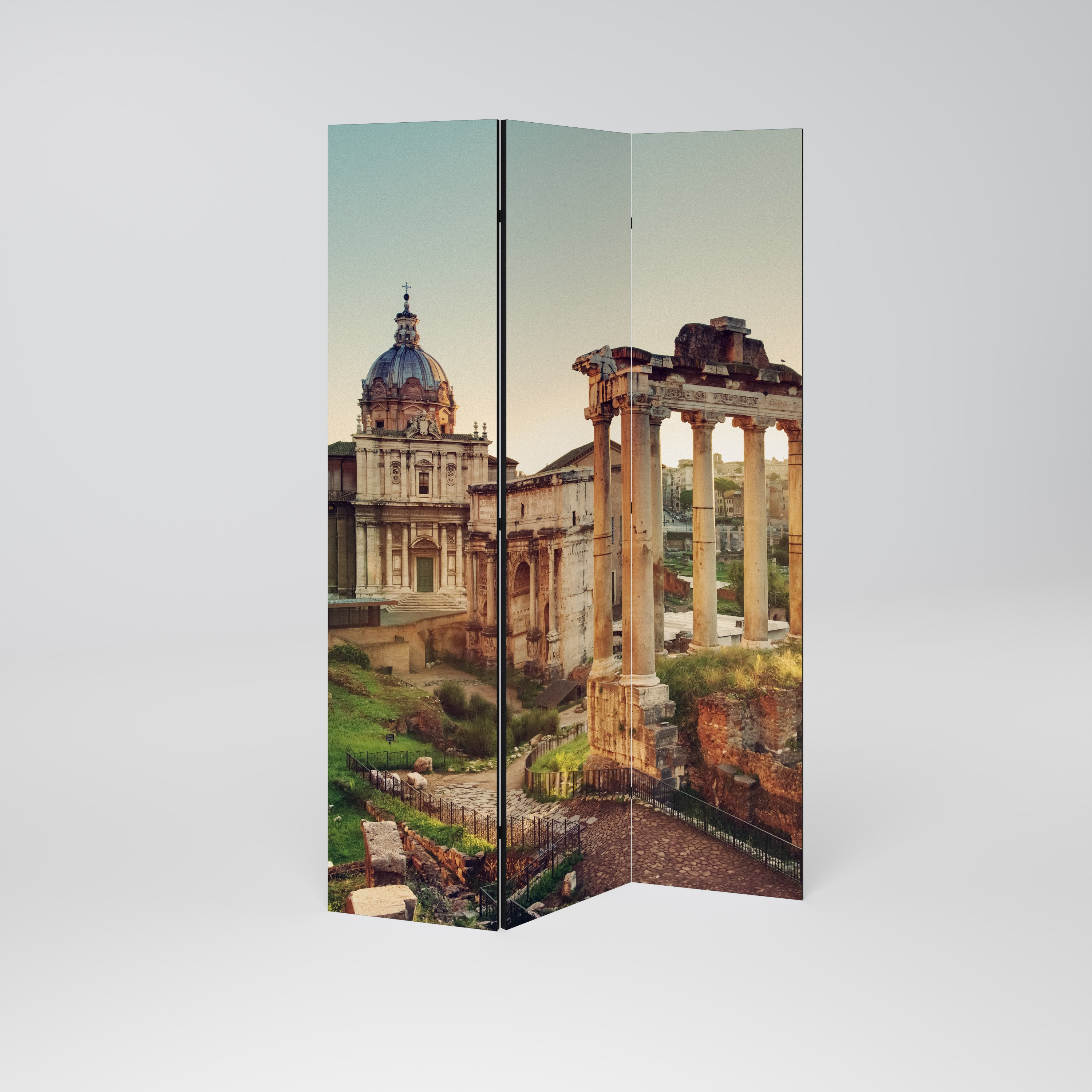 MARVELS OF THE PAST 3-Panel Room Divider