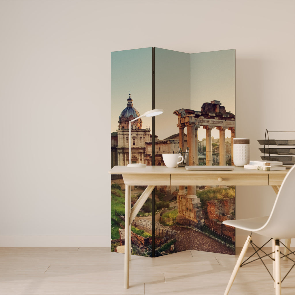 MARVELS OF THE PAST 3-Panel Room Divider