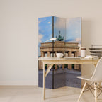 PILLARS OF MEMORY Biombo de 3 paneles