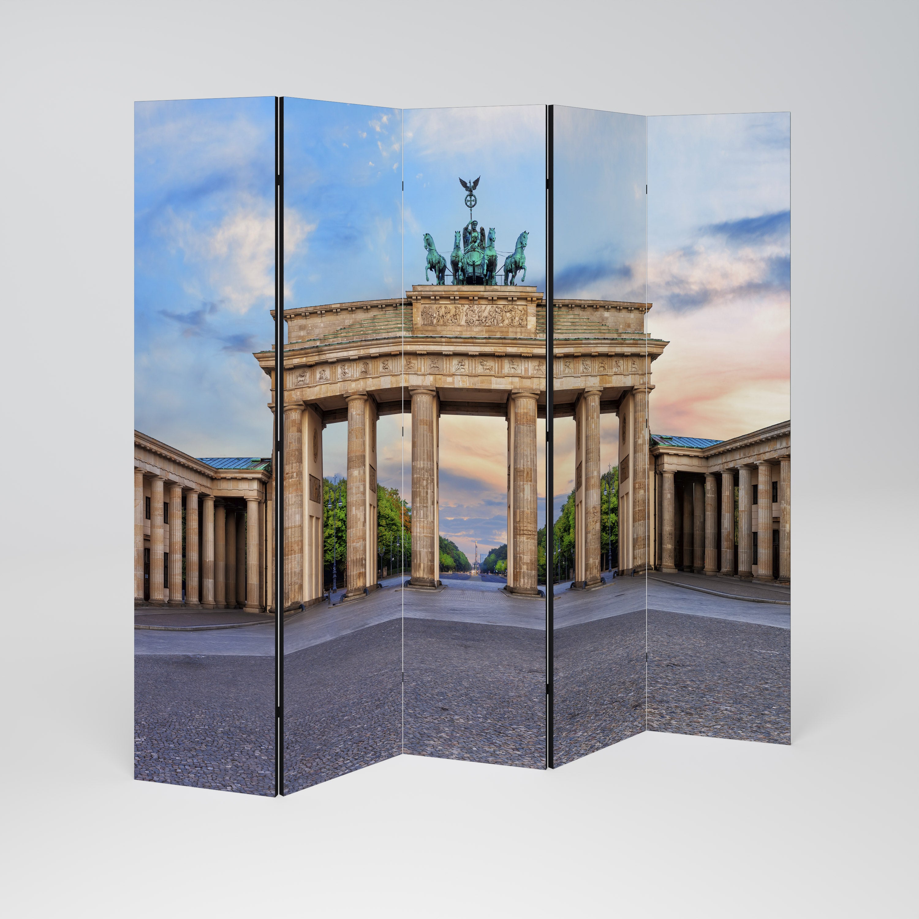 PILLARS OF MEMORY 5-Panel Room Divider