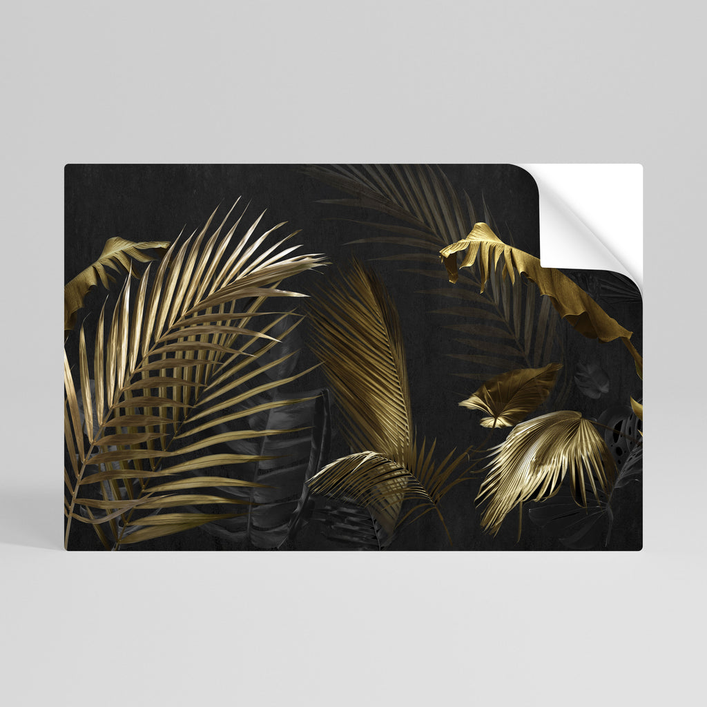 ELEGANCIA EN LA OSCURIDAD Póster horizontal autoadhesivo