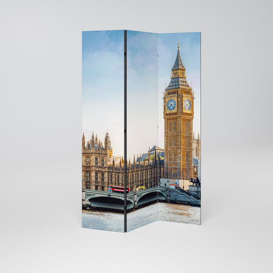 TIMELESS LONDON ELEGANCE Biombo de 3 paneles