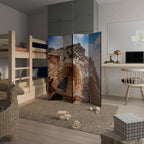 MYSTICAL ANGLES REVEALED Biombo Decorativo de 4 Paneles