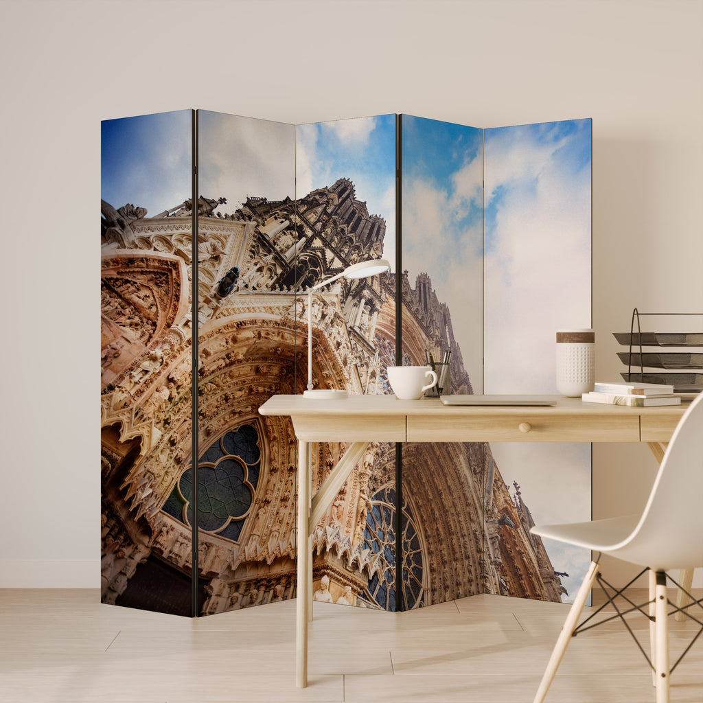 MYSTICAL ANGLES REVEALED Decorative 5-Panel Room Divider