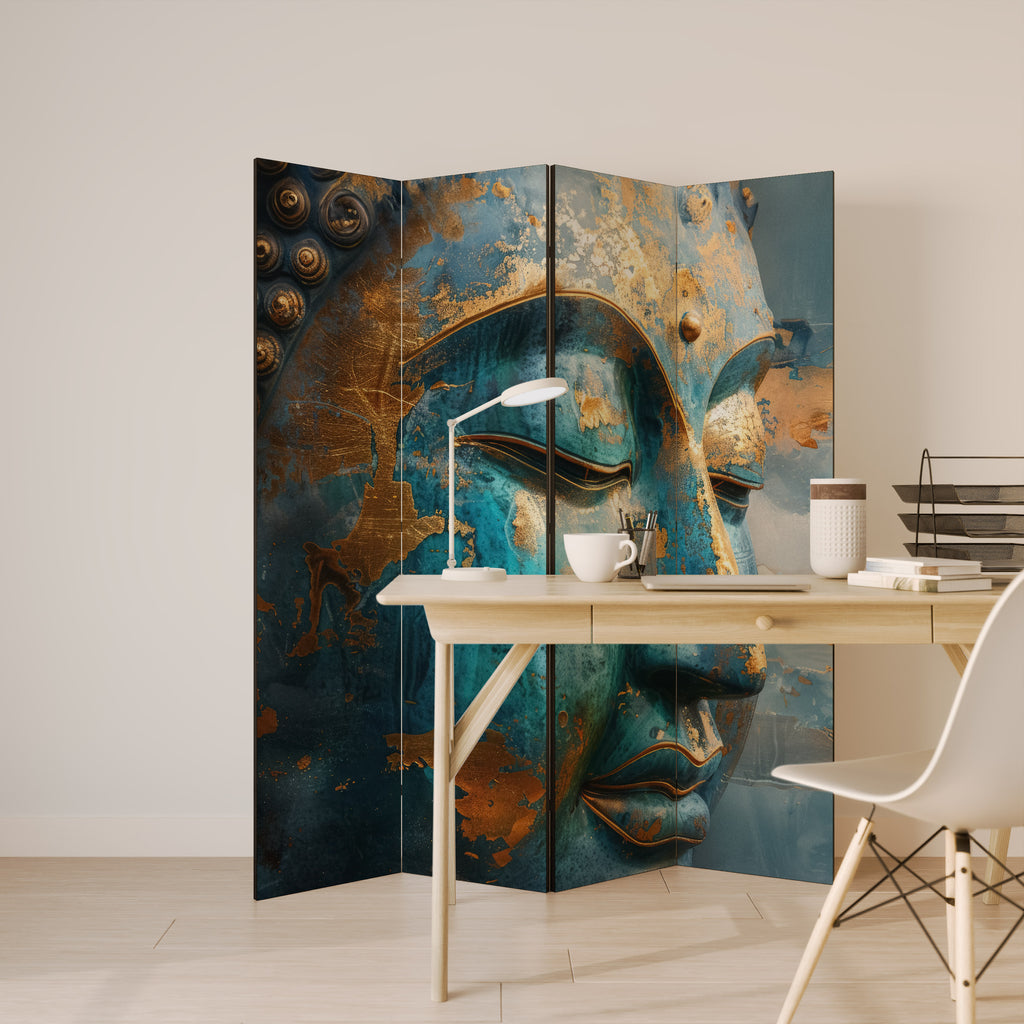 ENIGMATIC STILLNESS 4-Panel Room Divider