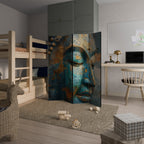 ENIGMATIC STILLNESS 4-Panel Room Divider